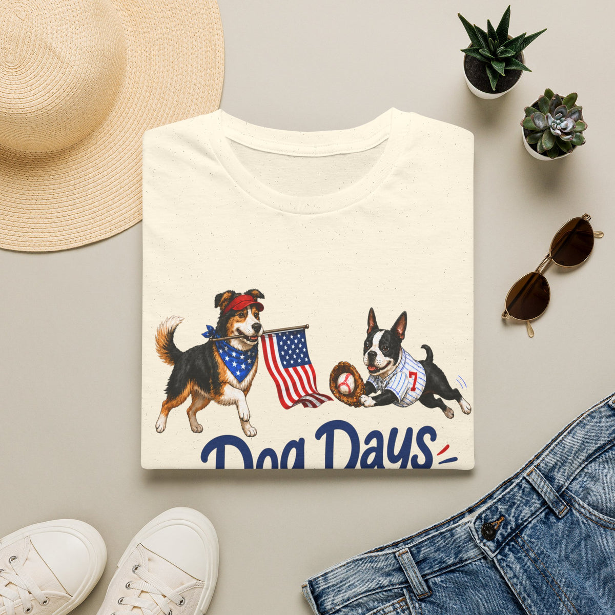 Patriotic Dog Days T-Shirt