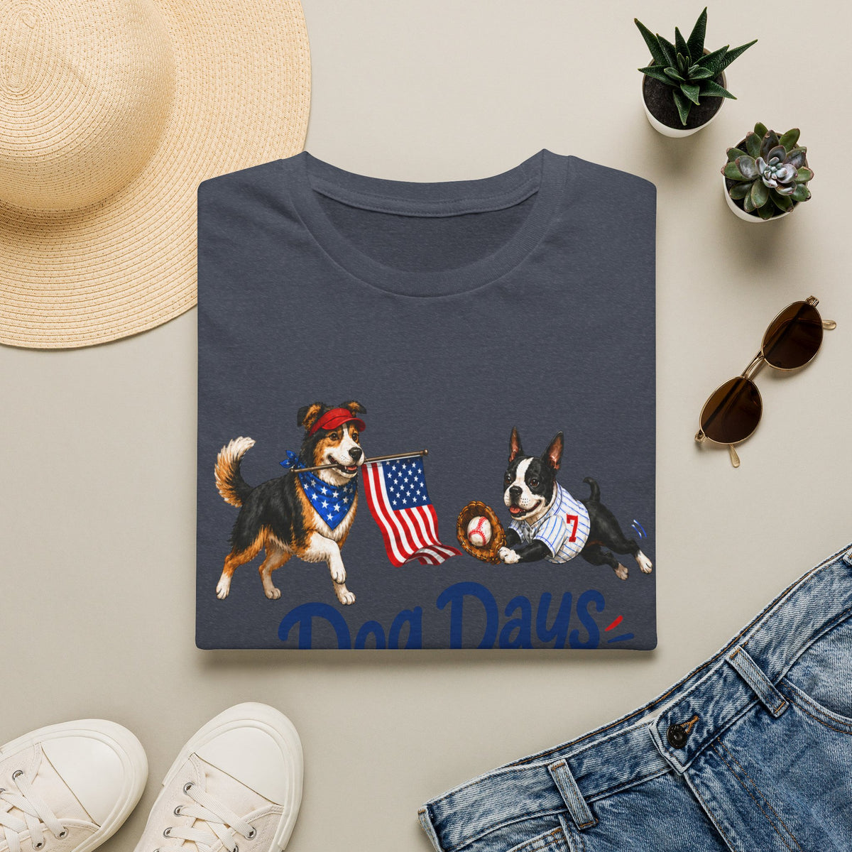 Patriotic Dog Days T-Shirt
