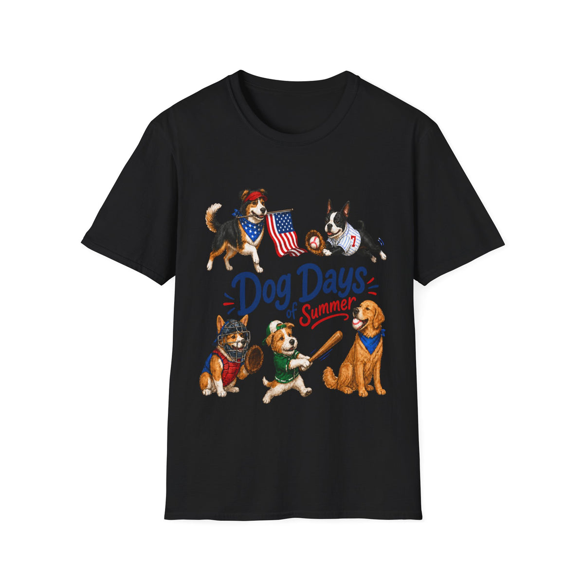 Patriotic Dog Days T-Shirt