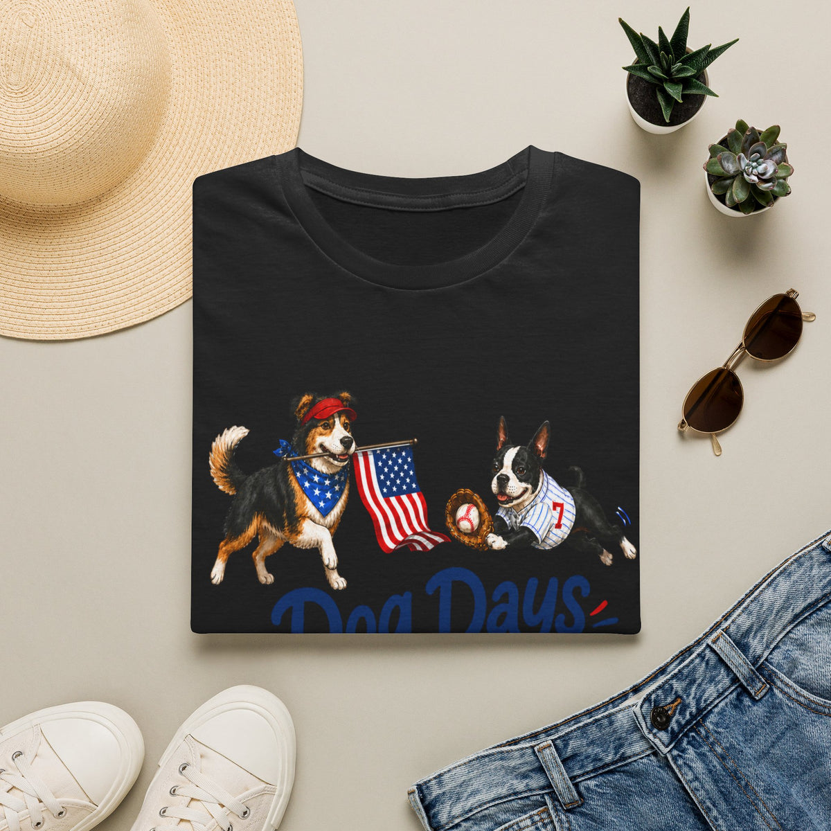Patriotic Dog Days T-Shirt
