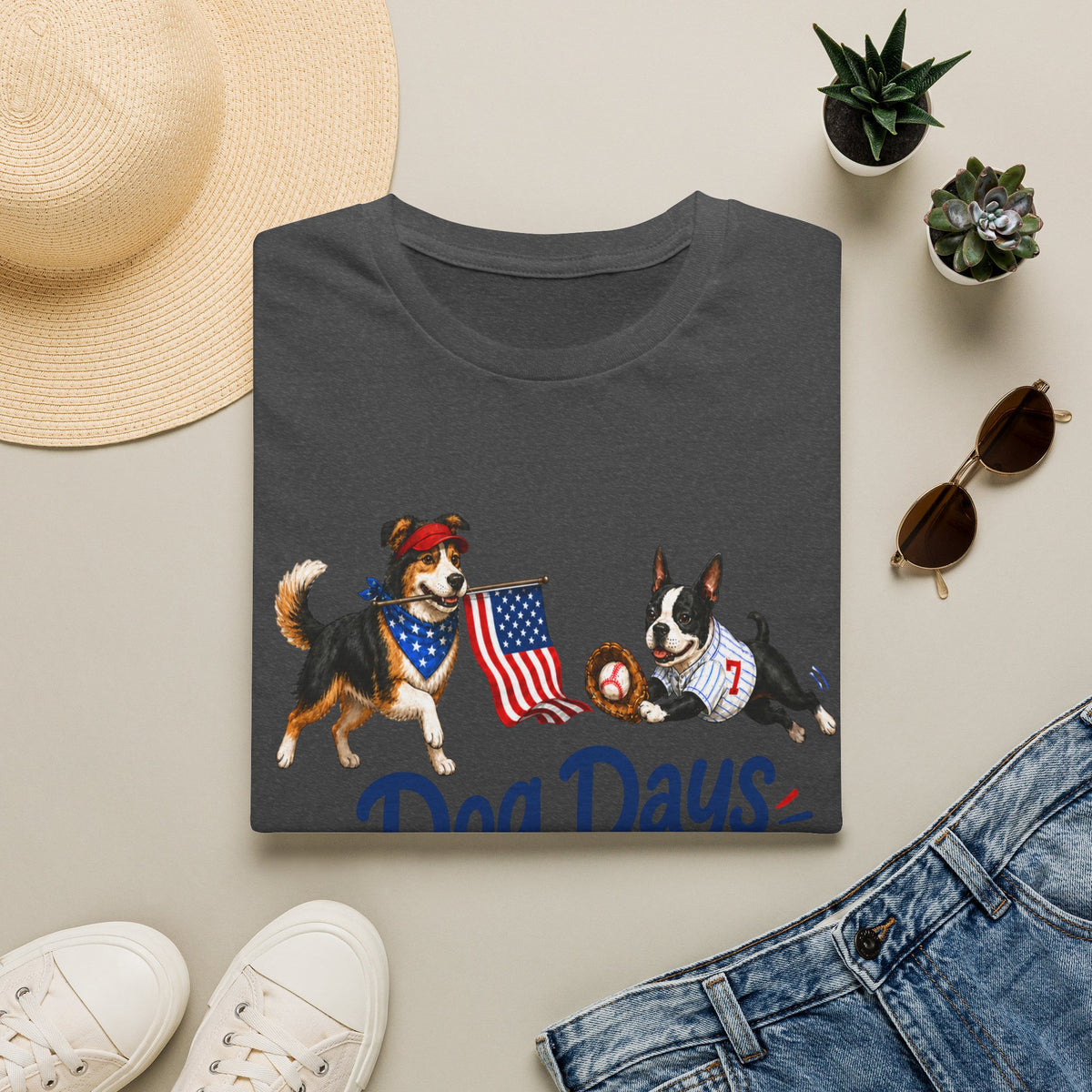 Patriotic Dog Days T-Shirt